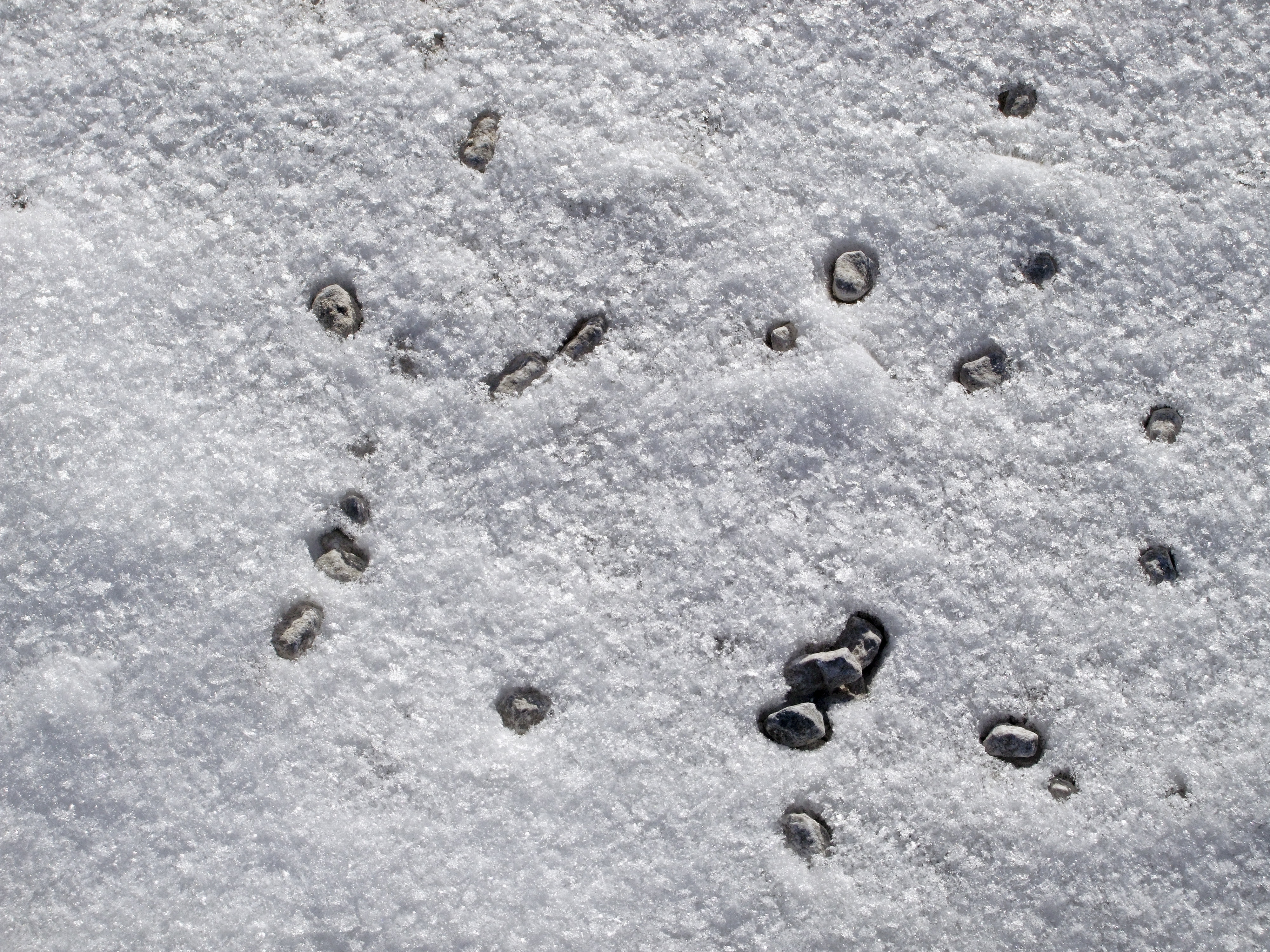 Snow and Pebbles