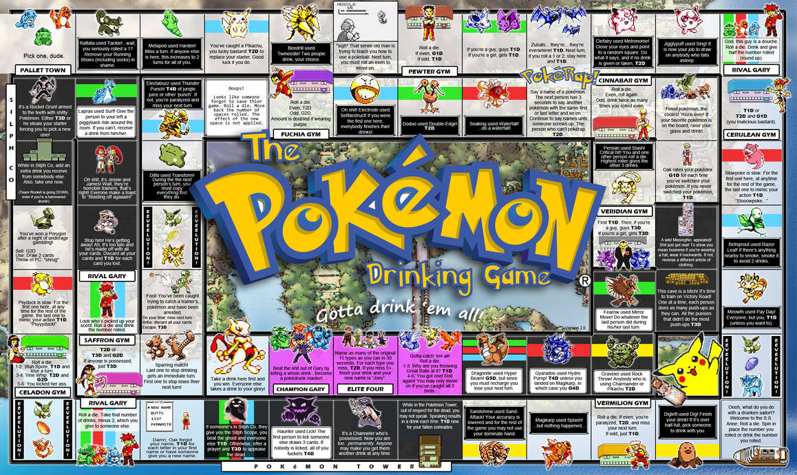 pokemon card drinking game Chug A new drinking game??