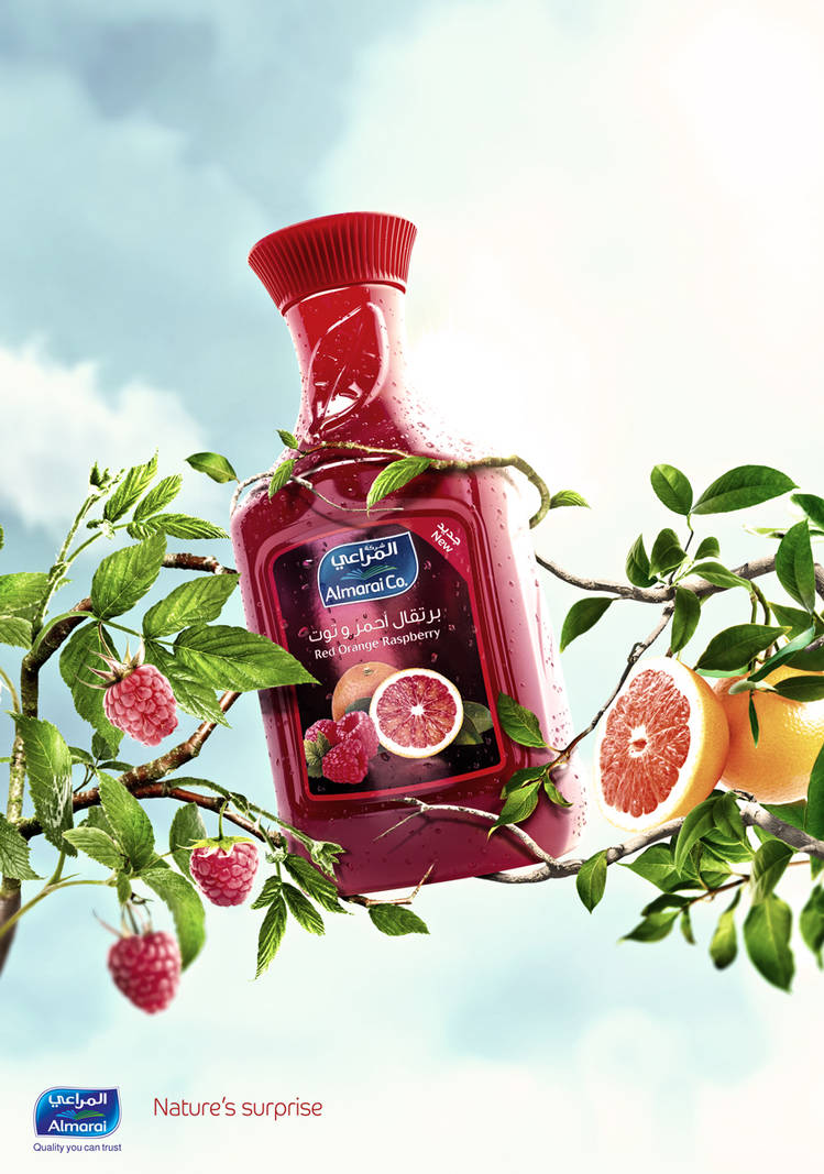 Almarai Red Orange Raspberry Juice