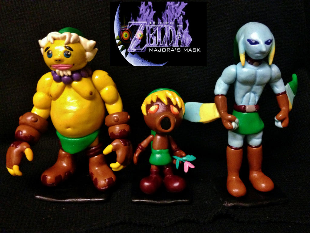 Majora's Mask Mini Clay Figurine Set by DanielMejia12 on DeviantArt