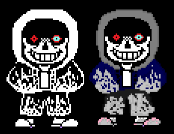 Pixilart - Sans battle animated by Abysstale1253