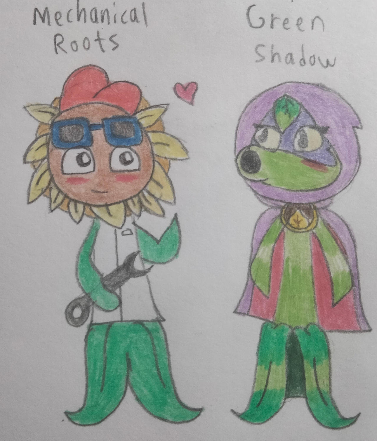 Green Shadow Roots Mechanical Roots x Green Shadow by RainbowNabel67 on DeviantArt