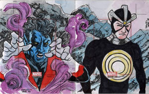 ARTIST'S PROOF: NIGHTCRAWLER AND HAVOK