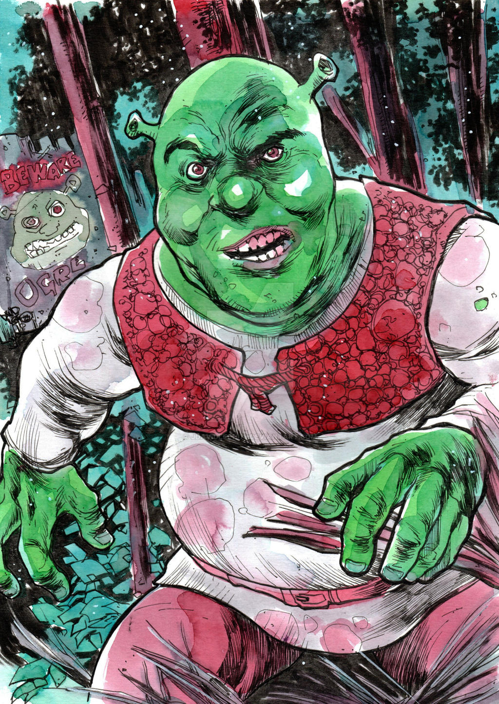 Deviantart Shirk Shrek by jdavidlee1979 on DeviantArt