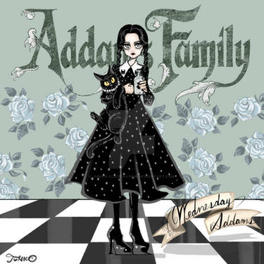 Kawaii Wednesday Addams - Wednesday Addams - Posters and Art