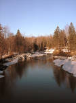 River at the End of Winter by JocelyneR