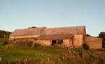 An Old Barn at Sunset by JocelyneR