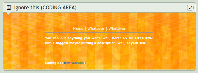Simple Orange Coding (CORE) by Kimiwaruiii on DeviantArt