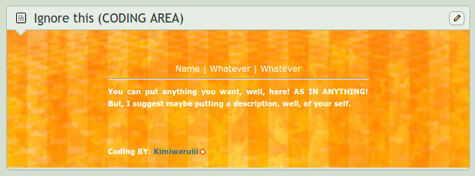 Simple Orange Coding (CORE) by Kimiwaruiii on DeviantArt