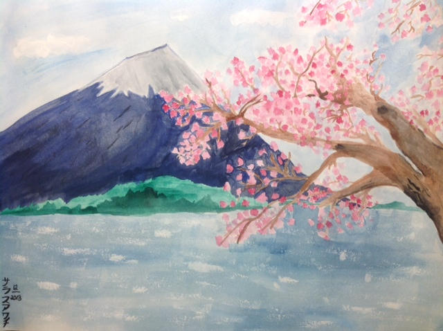 Japanese Watercolor Zen Art, Mountains by Kseniya-Omega on DeviantArt