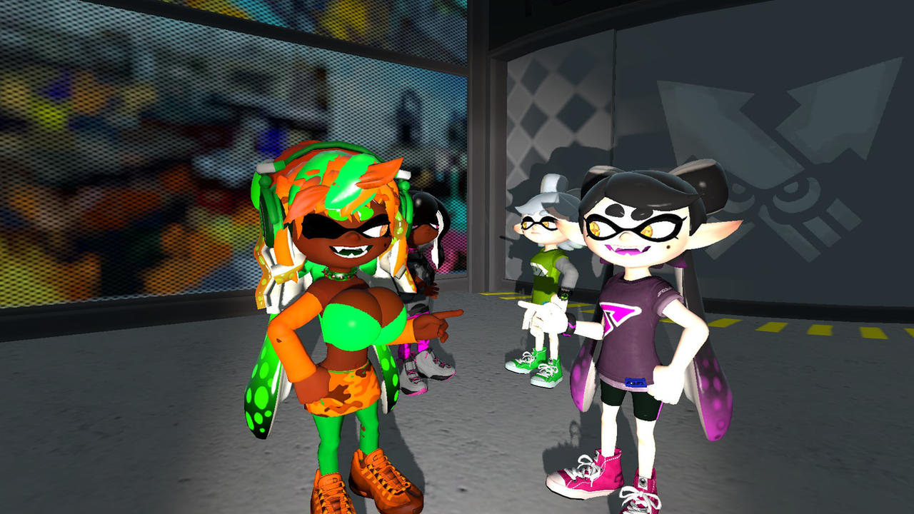 Squid Sisters?? meets Squid Sisters?? by TravSparks on DeviantArt