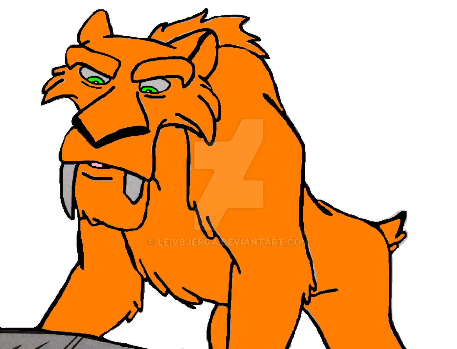Ice Age Animated Films Diego The Sabertooth Tiger by leivbjerga on ...