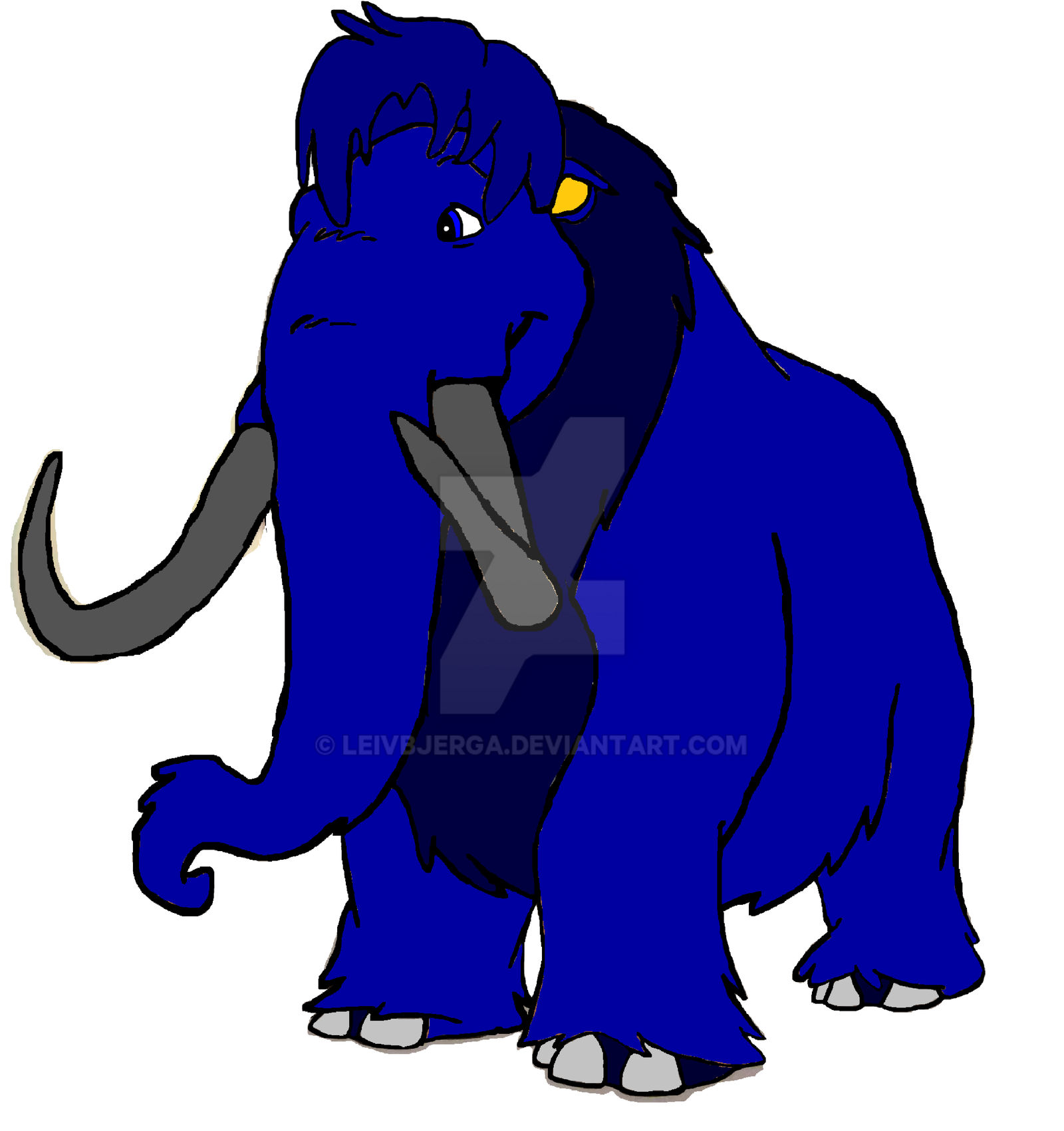 Ice Age Animated Films Alexson The Woolly Mammoth by leivbjerga on