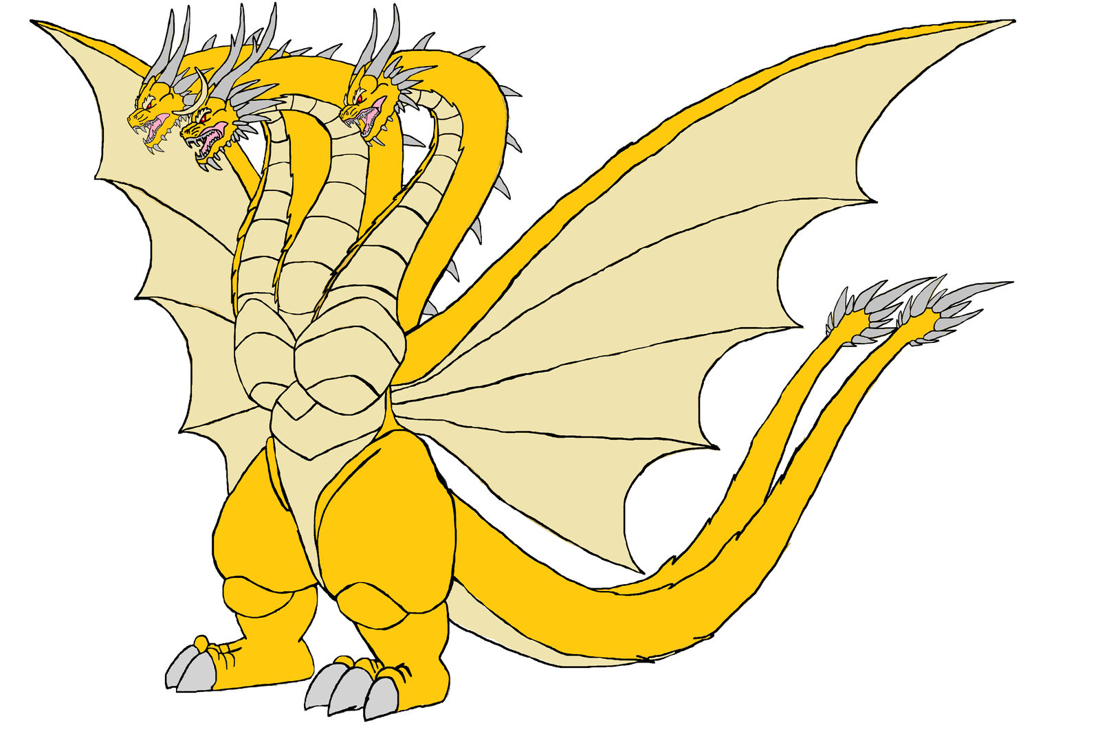 King Ghidorah By Leivbjerga On Deviantart King Ghidorah By Leivbjerga On Deviantart