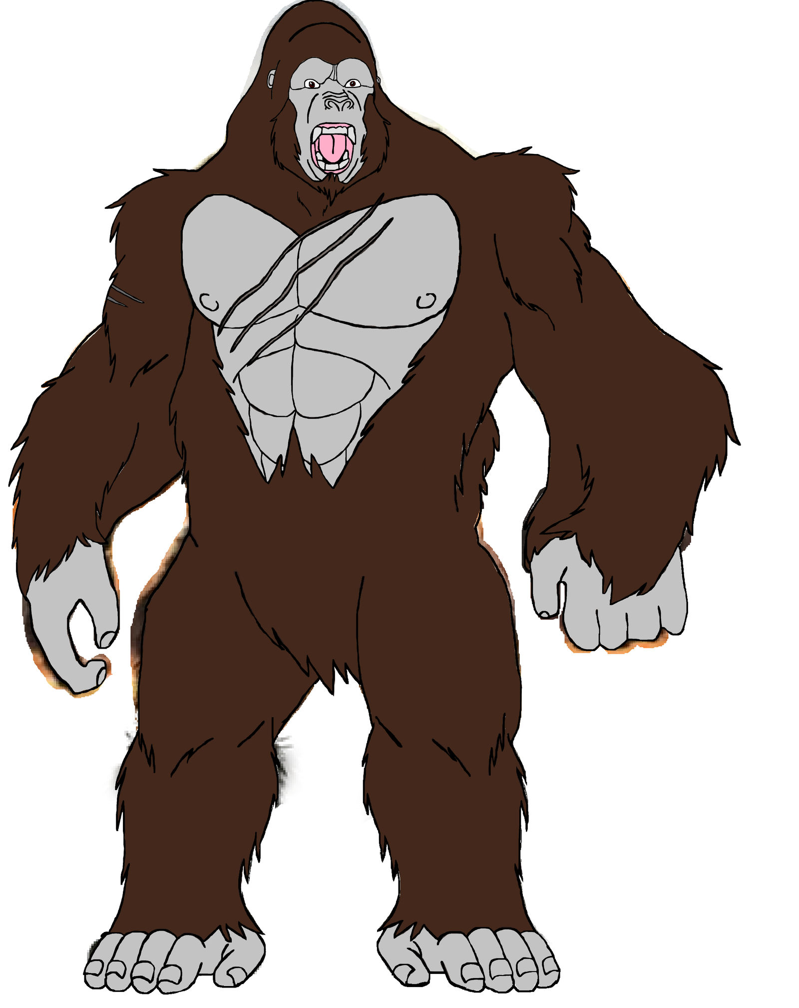 King Kong (MonsterVerse) Fully Grown by leivbjerga on DeviantArt