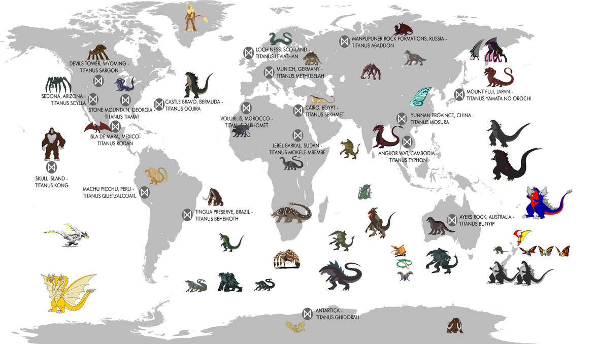 Godzilla Outpost The Entire Worlds Collision Course On Earth by leivbjerga on DeviantArt