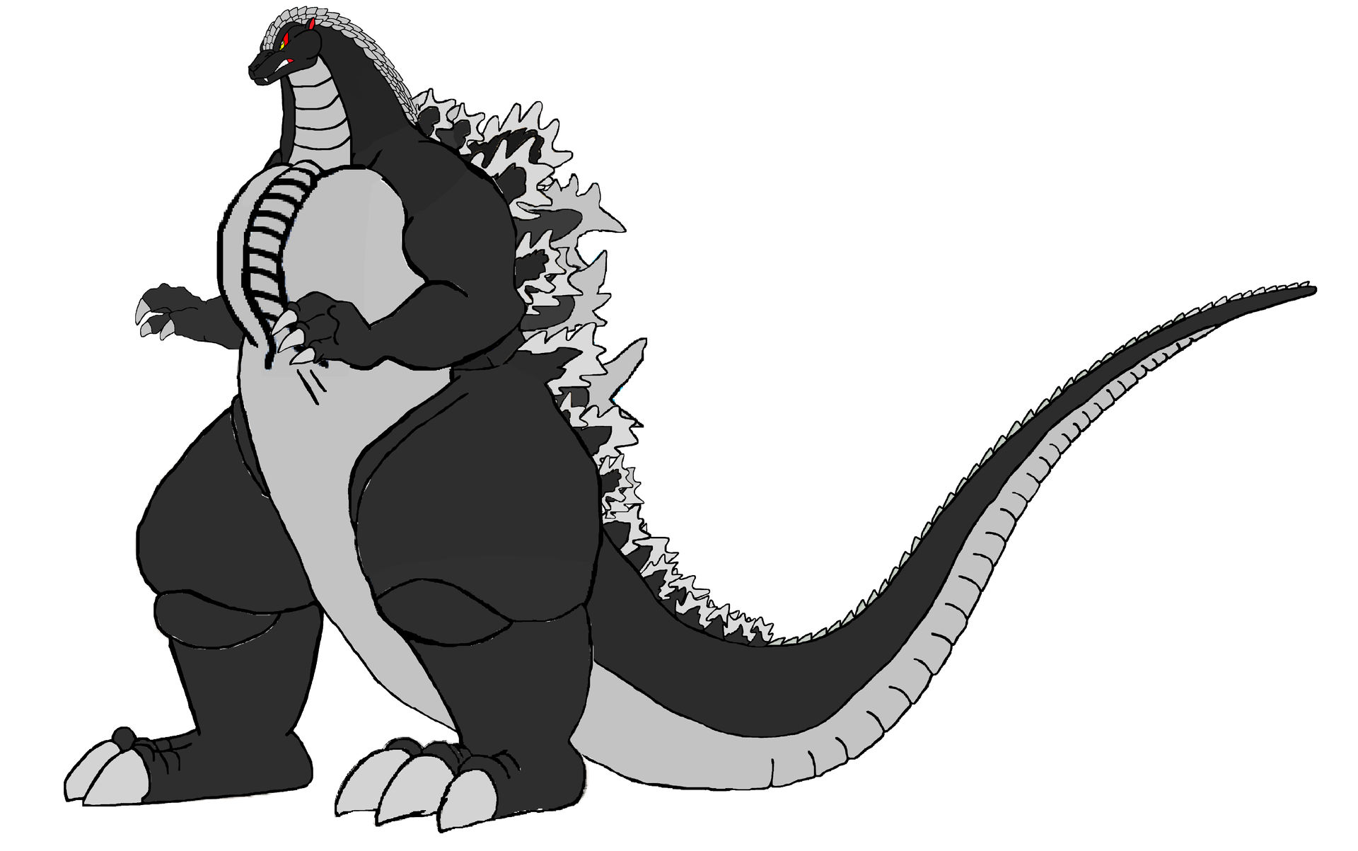 Cartoon Godzilla Godzilla From Godzilla Animated Films Trilogy by leivbjerga on DeviantArt