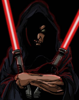 Sith Warrior Twin Lightsabers