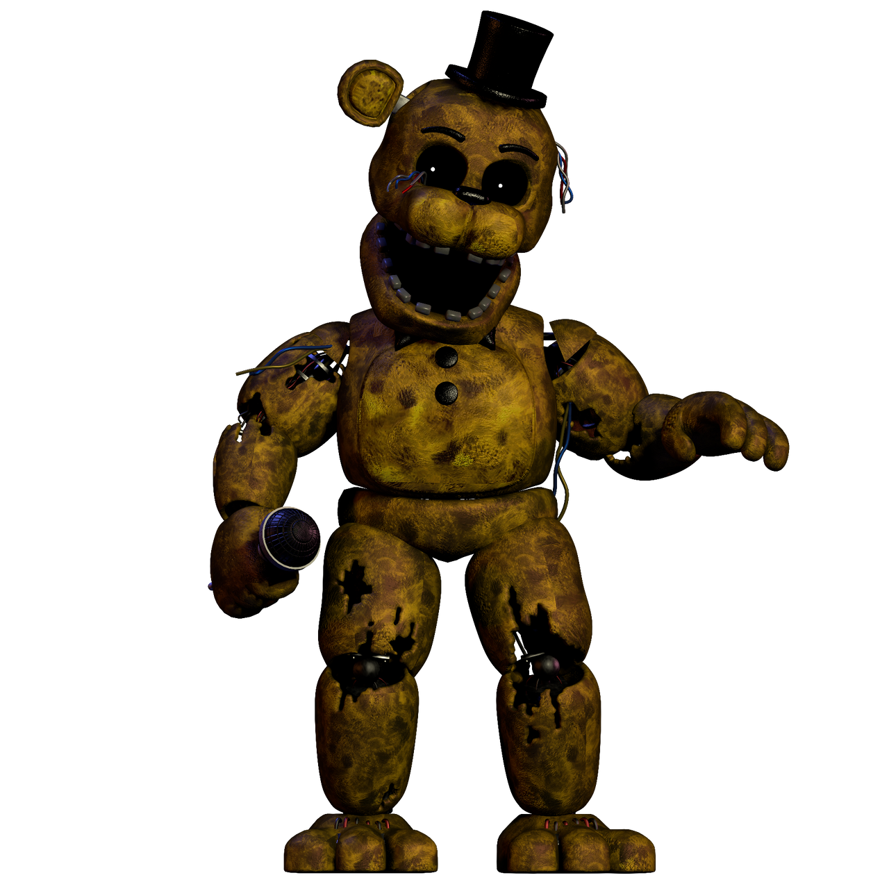 Golden Freddy is fredbear by sm64wariogamig3dmod on DeviantArt