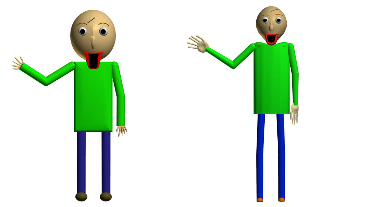 Divided Baldi Two Baldis by unrealman548232 on DeviantArt