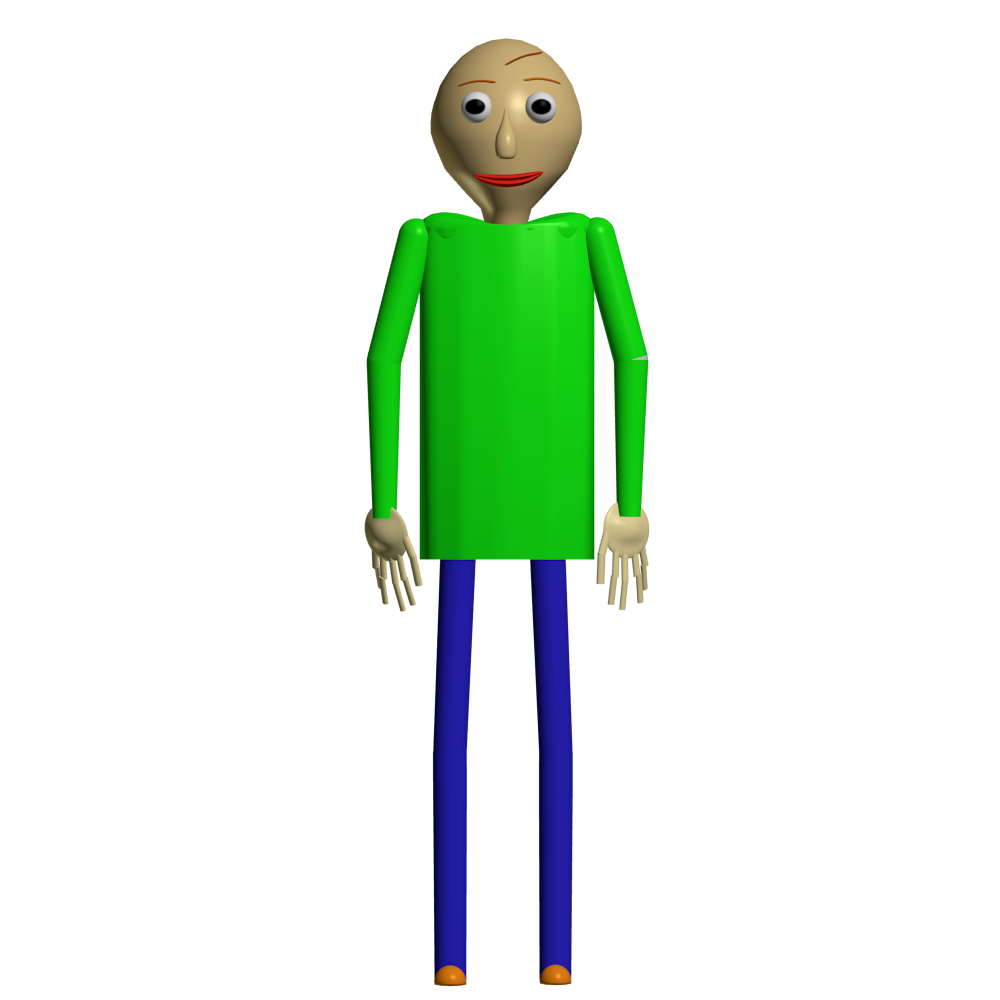 Baldi Standing Model Baldi V7 In Blender 2.79 by sm64wariogamig3dmod on DeviantArt