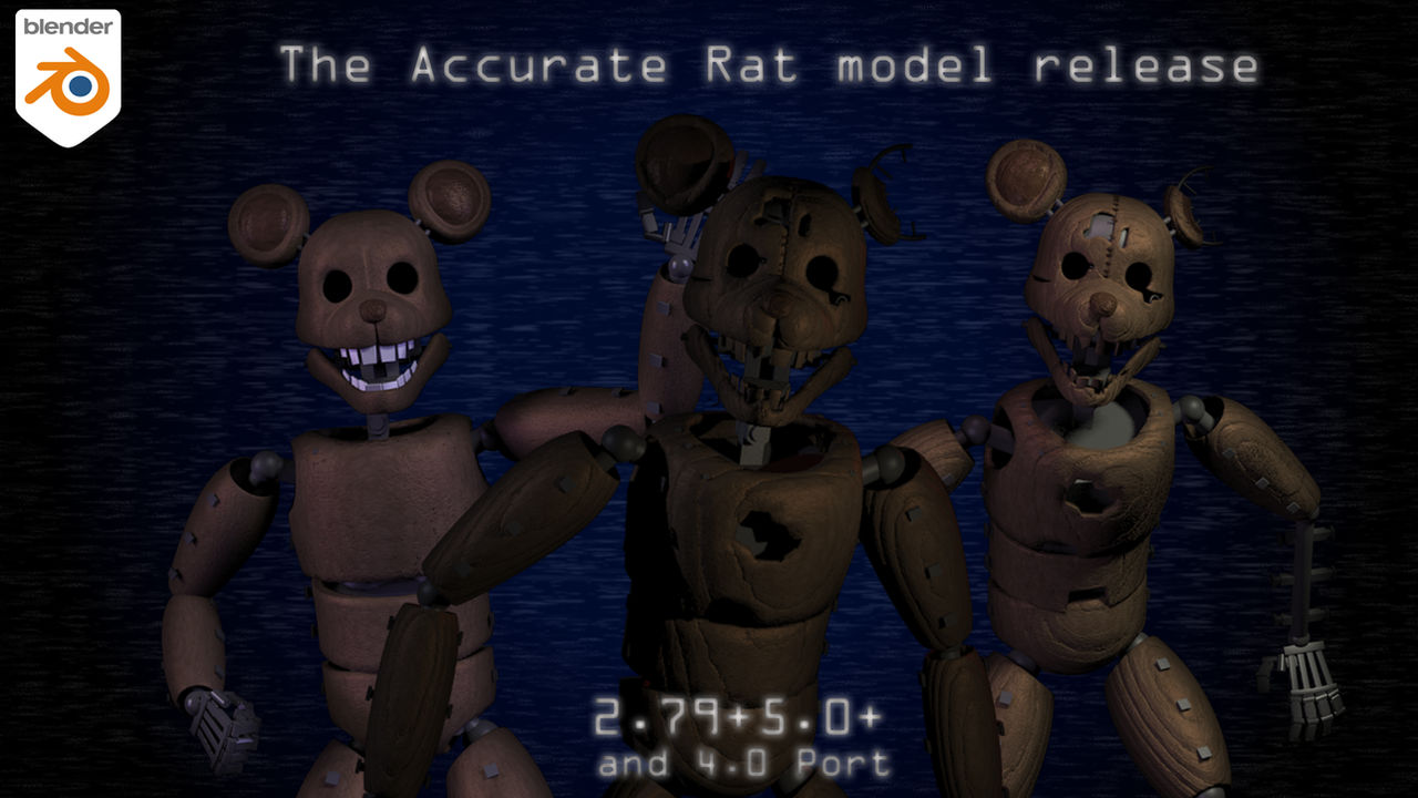 Anonymous Rat The Rat Model release 2.79+5.0 and 4.0 port by unrealman548232 on ...
