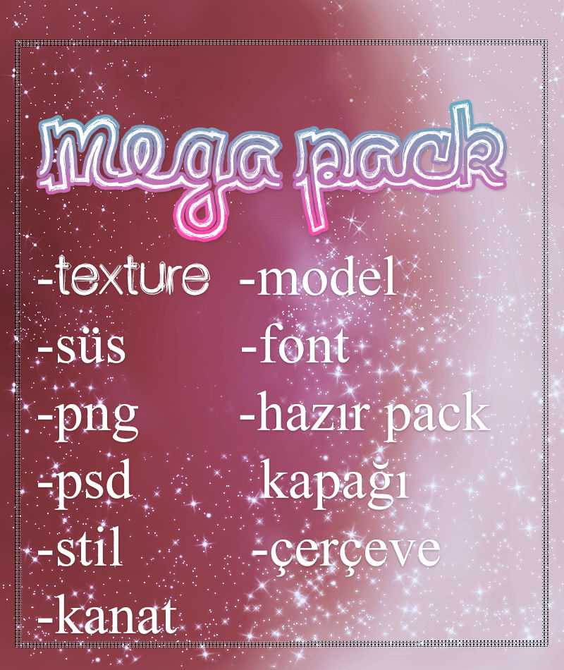 Mega Pack by cemrepiercec on DeviantArt