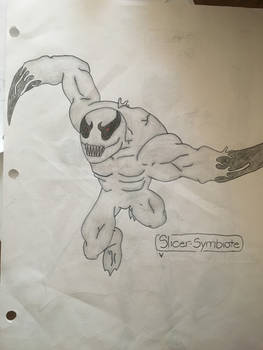 Slicer symbiote/ villain