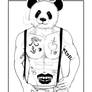Man panda - commission