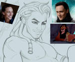 WIP - Scar and Simba by CristianoReina