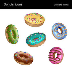 Donuts icons