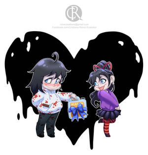 Jeff the killer and Nina the killer