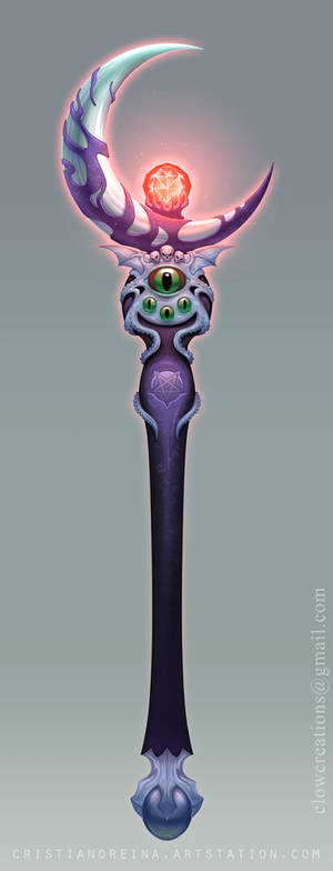Eclips moon stick