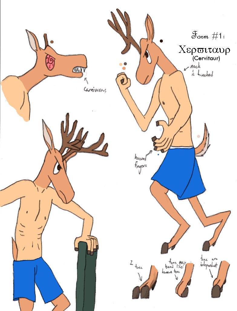 Cervitaur Form Sheet