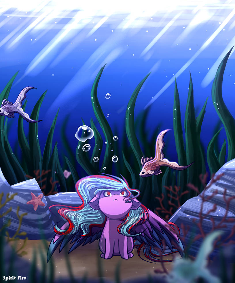 Chibi underwater by Celes-969 on DeviantArt