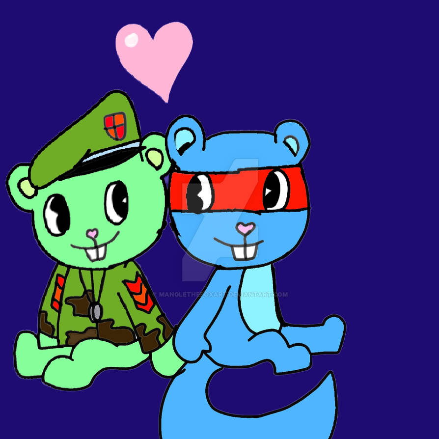 Flippy and splendid by mangleTheFoxArt on DeviantArt