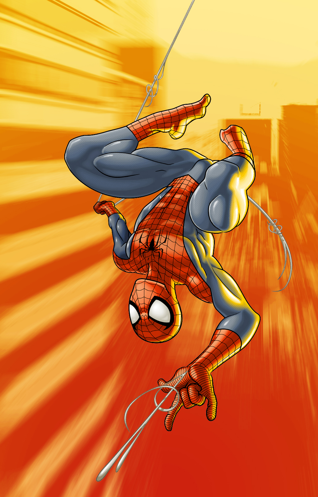 Spider-Man Colored