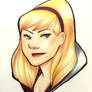 Gwen Stacy Copic Sketch