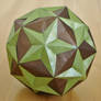 Dodecahedron/Small Triambic Icosahedron Compound