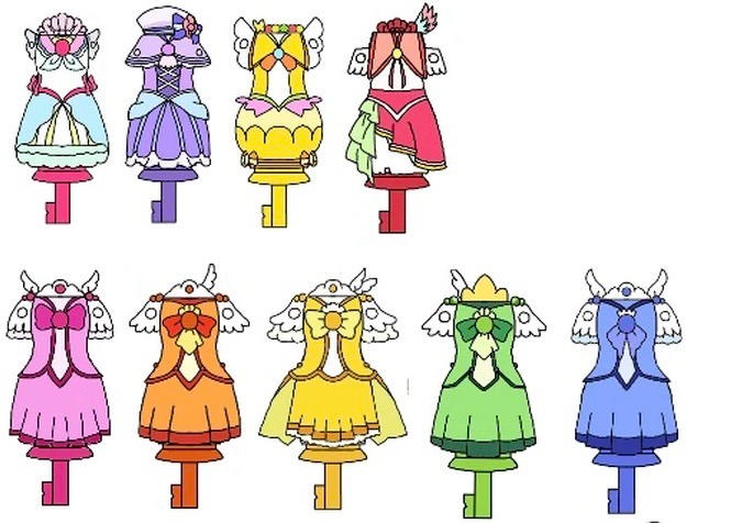 Princess keys by SweetbirdMermaid on DeviantArt
