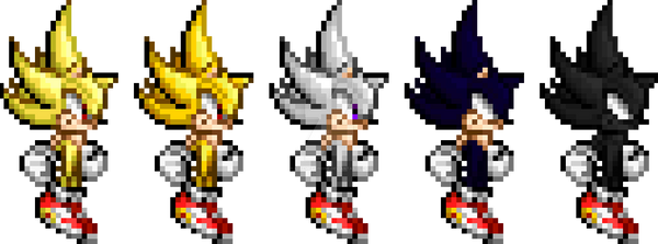 Dark Sonic (Sonic X) Palette - Pixilart