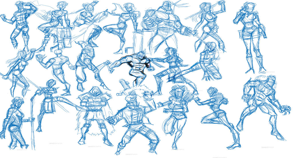 Dynamics Poses 5 by wburton19 on DeviantArt