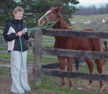 Me and my horse satchel