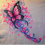 Butterfly Stars- Airbrush