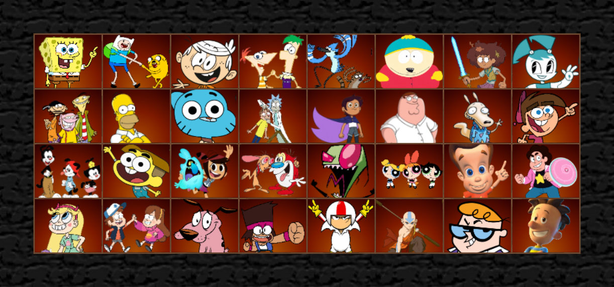 Cartoon all star brawl n64 roster by Gokukenny on DeviantArt