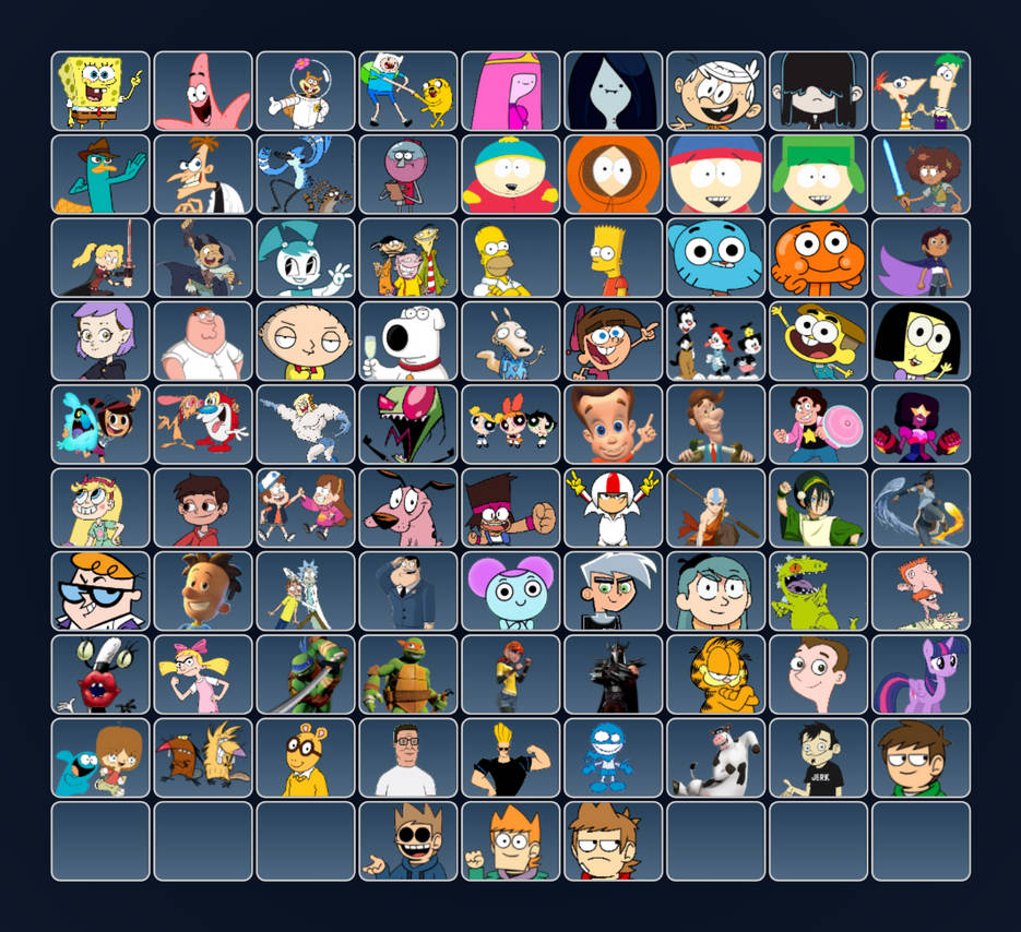 Cartoon all star brawl melee roster by Gokukenny on DeviantArt