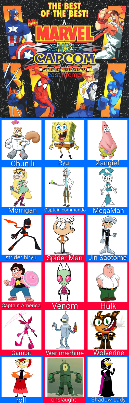 Marvel vs Capcom (my version) by Gokukenny on DeviantArt
