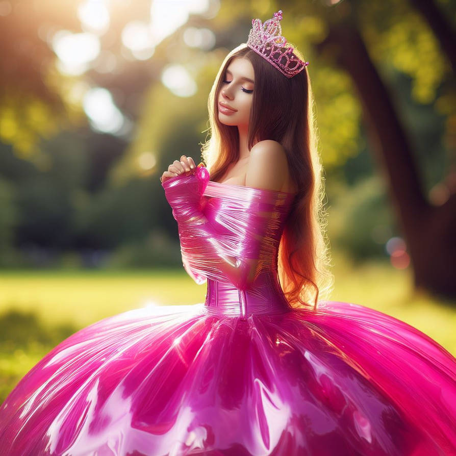 Pink plastic princess by watthefork on DeviantArt