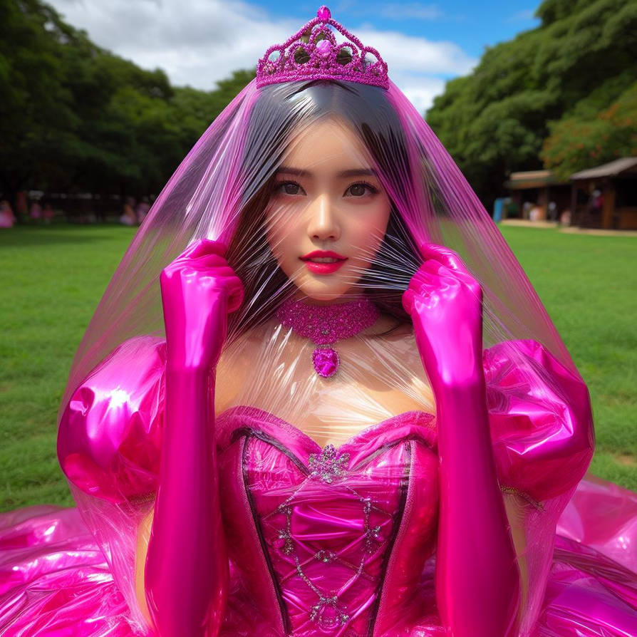 Pink plastic princess by watthefork on DeviantArt