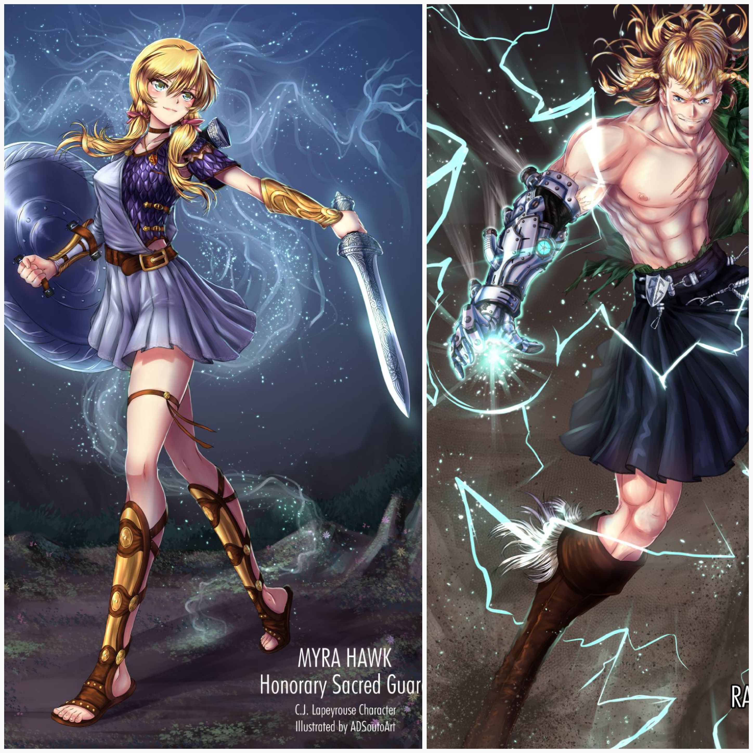 DarChronicles Canon - Myra and Rafael